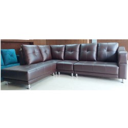 5 seater dark brown Soafa