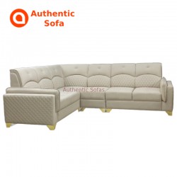 Beige fabric sofa