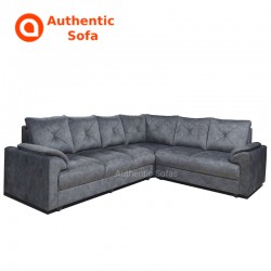 Dark grey recron sofa